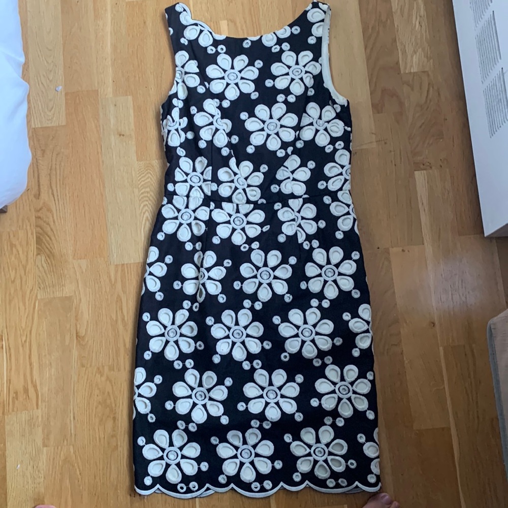 Muse Black and White Dress